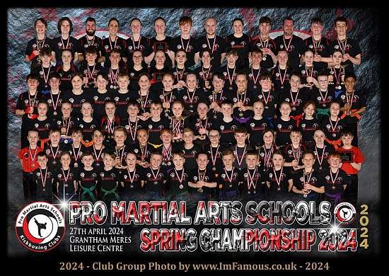 Pro Martial Arts Schools Spring Championship 2024 - Saturday 27th April 2024