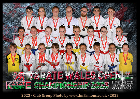 Karate Wales Open Championships 2023 - Sunday 11th June 2023