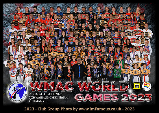 WMAC World Games 2023 - Sat 23rd to Sun 24th Sept 2023