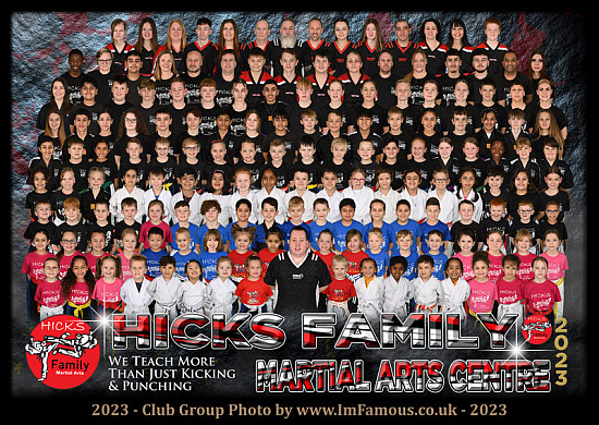 Hicks Family Martial Arts Centre - Wednesday 22nd to Saturday 25th November 2023