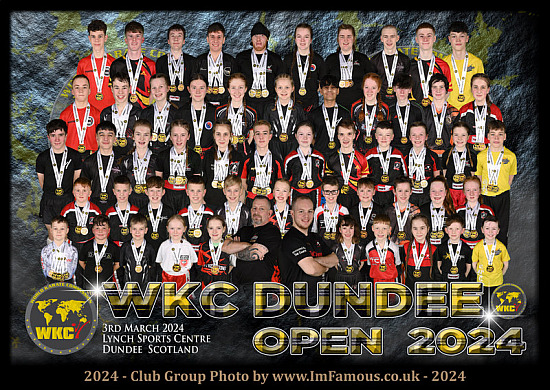 WKC Dundee Open 2024 - Sunday 3rd March 2024
